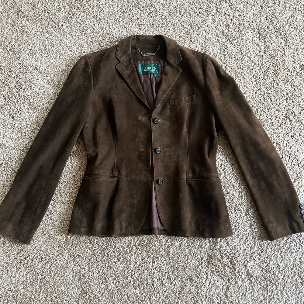 Ralph Lauren Brown Sport Coat Timeless Elegance